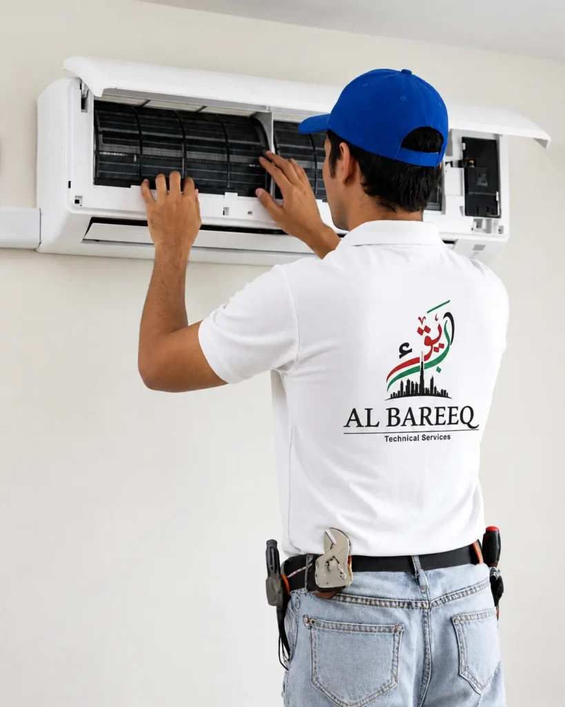 AC installation services in Dubai, Sharjah, and Ajman - Al Bareeq Technical Services