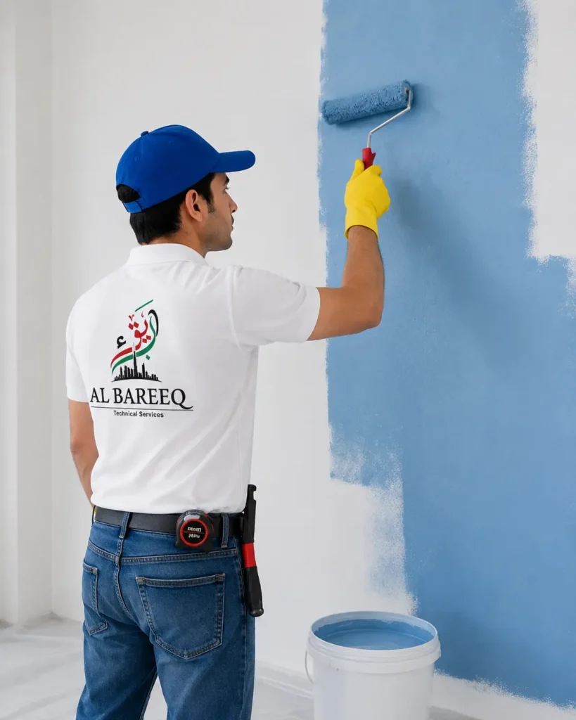 Painting contracting services in Dubai, Sharjah, and Ajman - Al Bareeq Technical Services